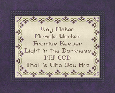 Way Maker Purples on Vintage